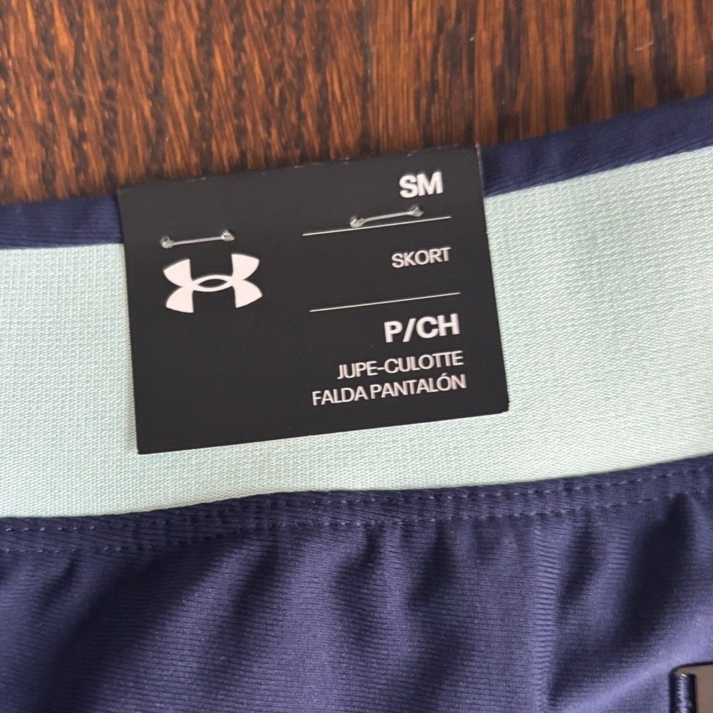 Under Armour Navy and Teal Mini Skirt - Picture 2 of 7